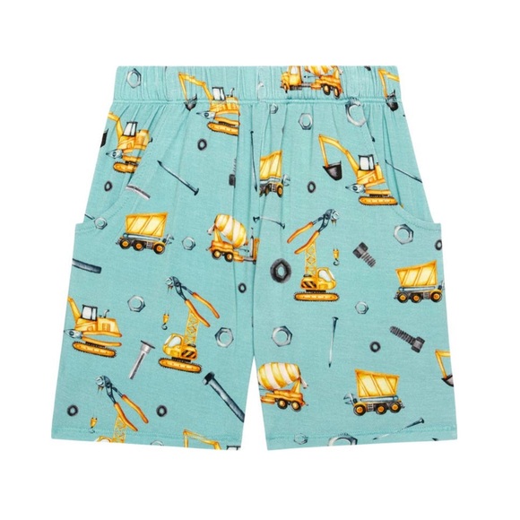 🏗️🚧🦺🛠️2-PIECE** Posh Peanut Kid’s Construction Tank & Shorts set- Big Kid 🛠️🦺🚧🏗️ - Picture 7 of 8
